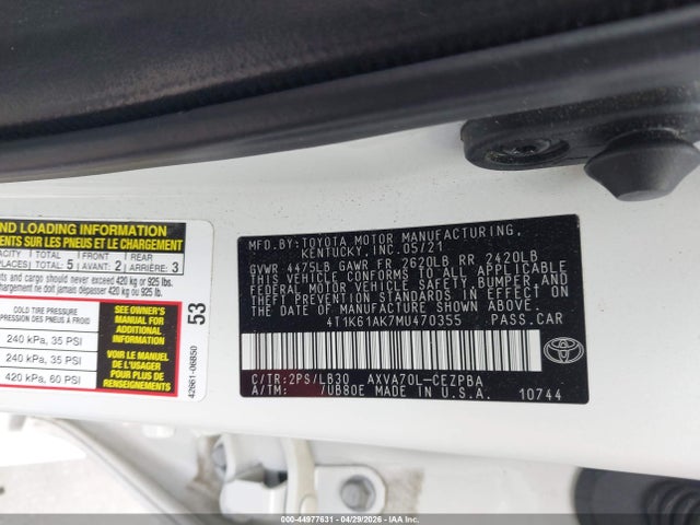 Toyota Camry Xse