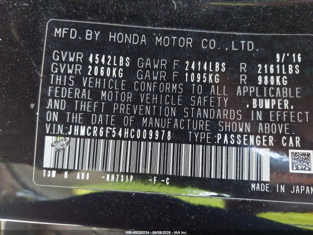 Honda Accord Ex-l