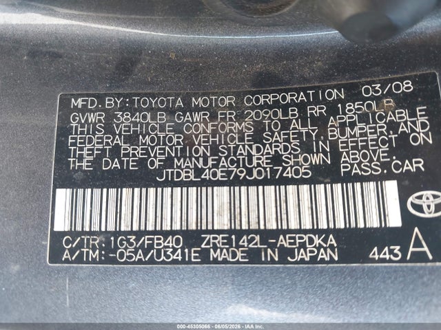 Toyota Corolla Le
