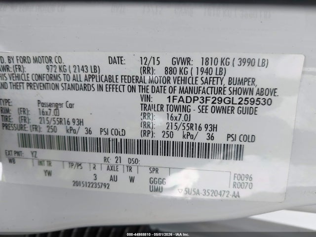 Ford Focus Se