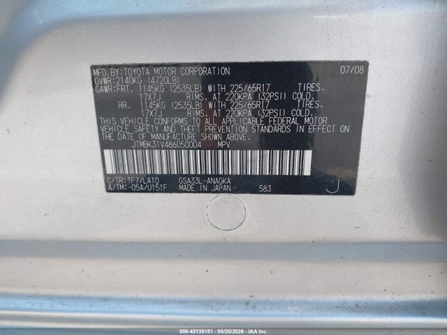 Toyota RAV4 Limited V6
