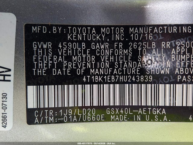Toyota Avalon Xle