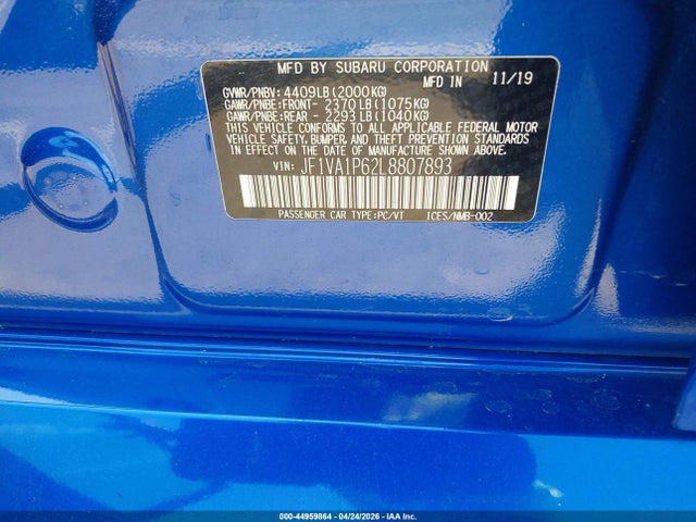 Subaru WRX Limited