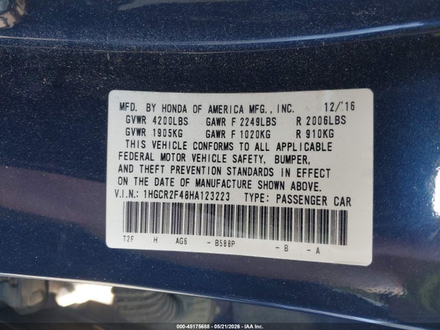 Honda Accord Lx