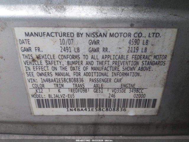 Nissan Maxima 3.5 Se