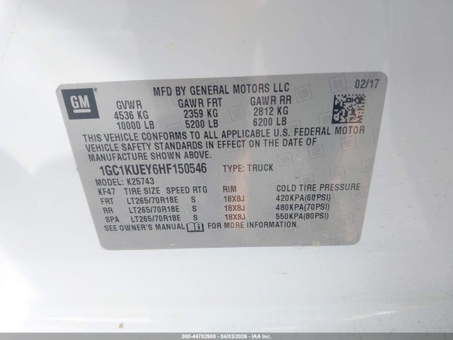 Chevrolet Silverado 2500 Wt