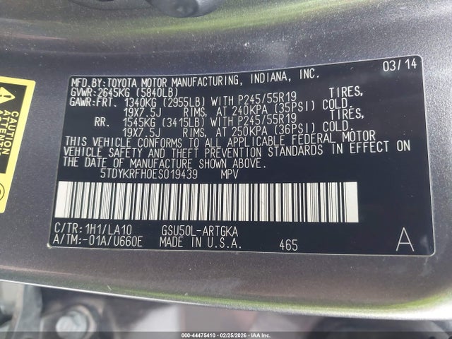Toyota Highlander Limited V6