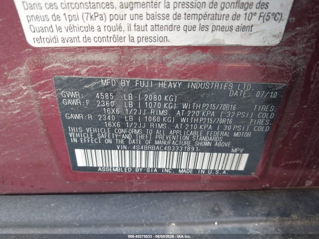Subaru Outback 2.5i