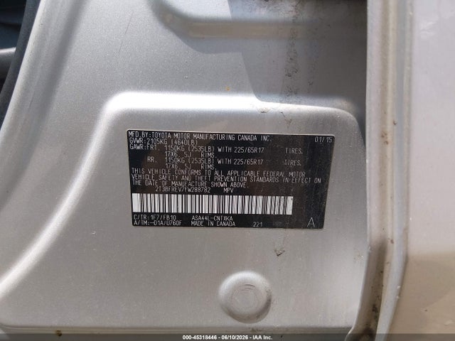 Toyota RAV4 Le