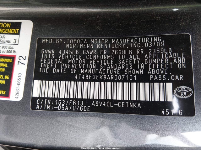 Toyota Camry Le