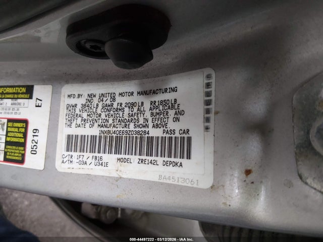 Toyota Corolla Le