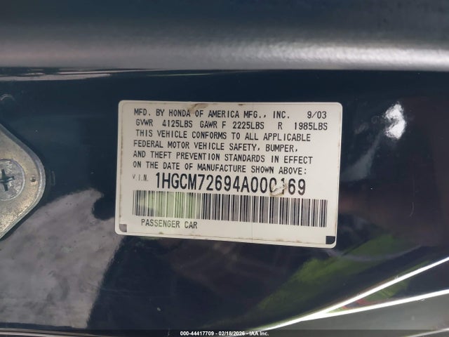 Honda Accord 2.4 Ex