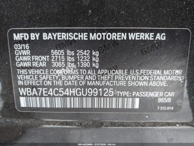 BMW 7 Series Xdrive