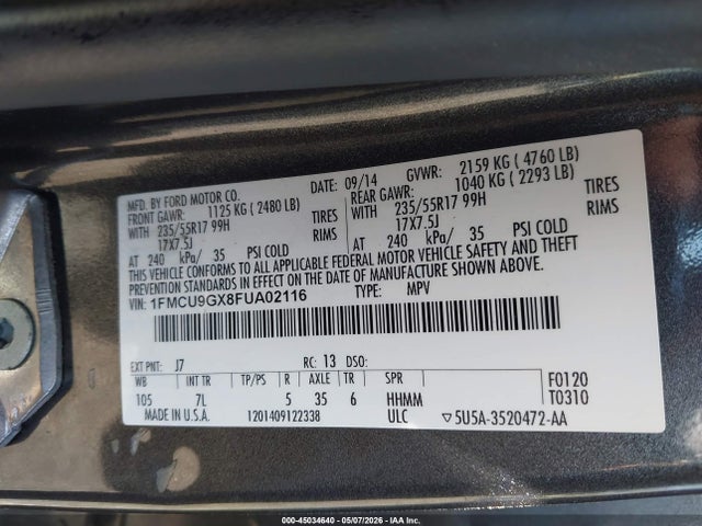 Ford Escape Se