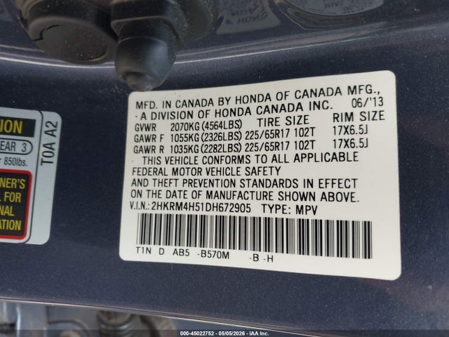 Honda CR-V Ex