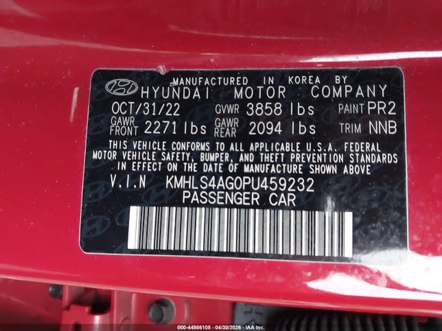 Hyundai ELANTRA Sel
