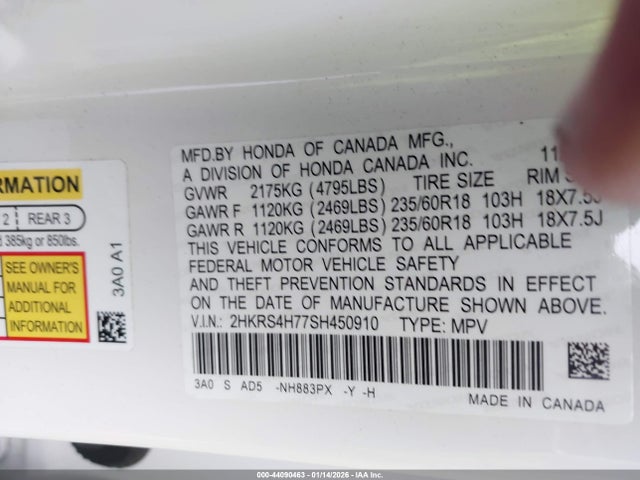 Honda CR-V Ex-l Awd