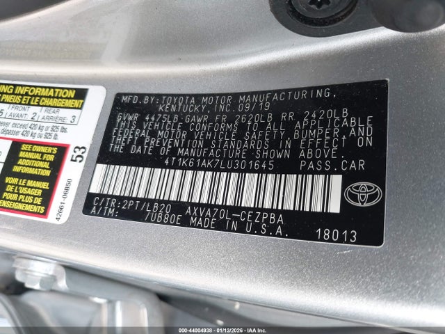 Toyota Camry Xse