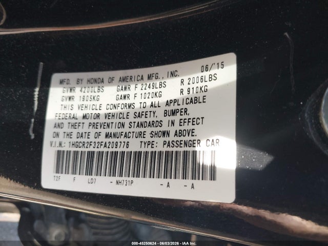 Honda Accord Lx