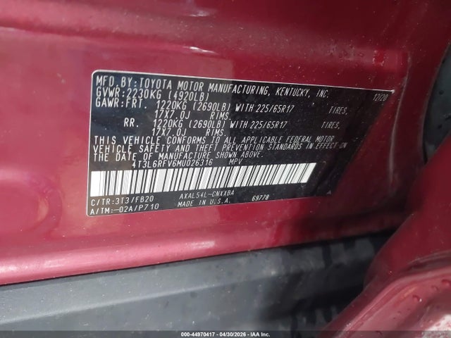 Toyota RAV4 Le