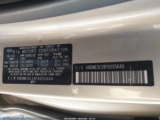 Kia Sedona Sx Luxury