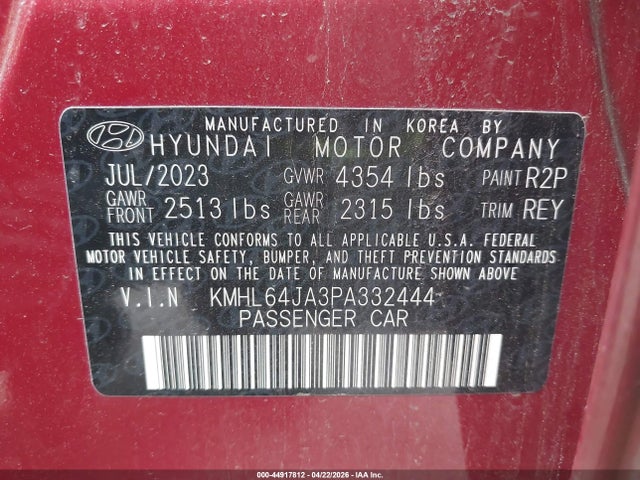 Hyundai SONATA Sel