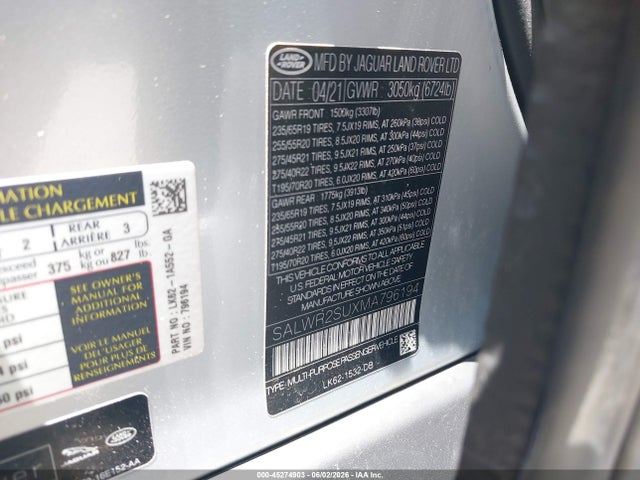 Land Rover Range Rover Sport Hse Silver Edition Mhev
