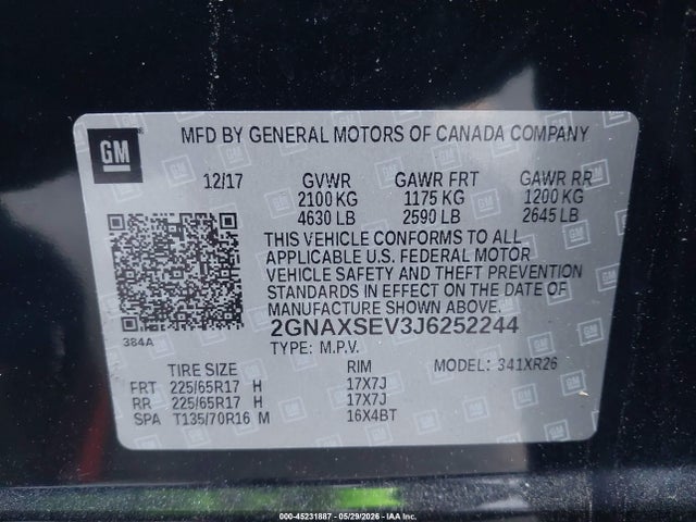 Chevrolet Equinox Lt