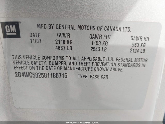 Buick LaCrosse Cx