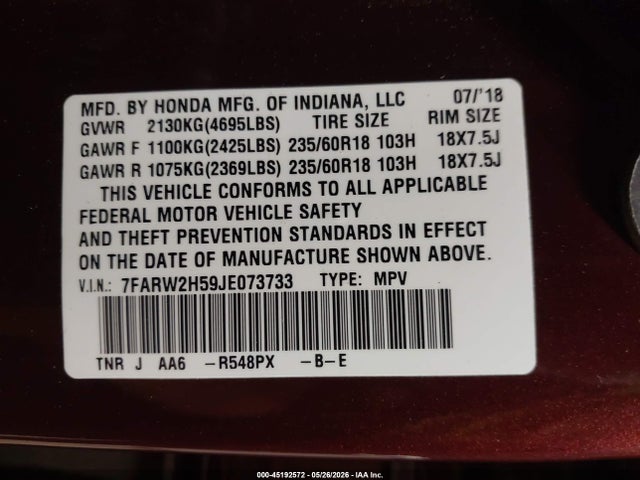 Honda CR-V Ex