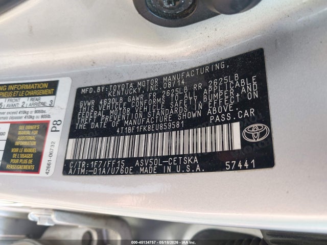 Toyota Camry Se Sport