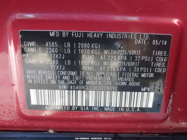 Subaru Outback 2.5i Limited