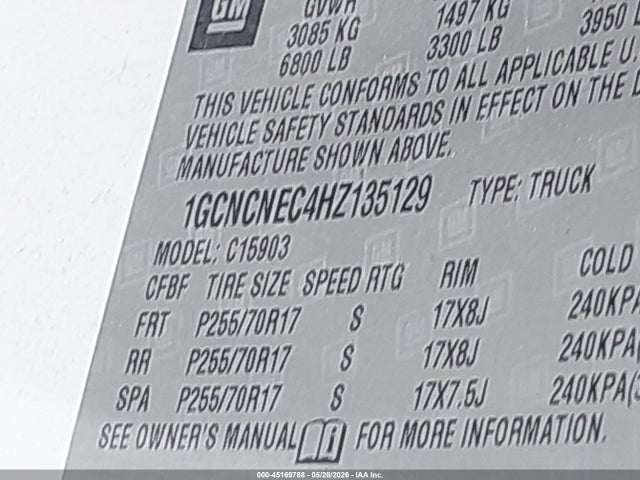 Chevrolet Silverado 1500 Wt