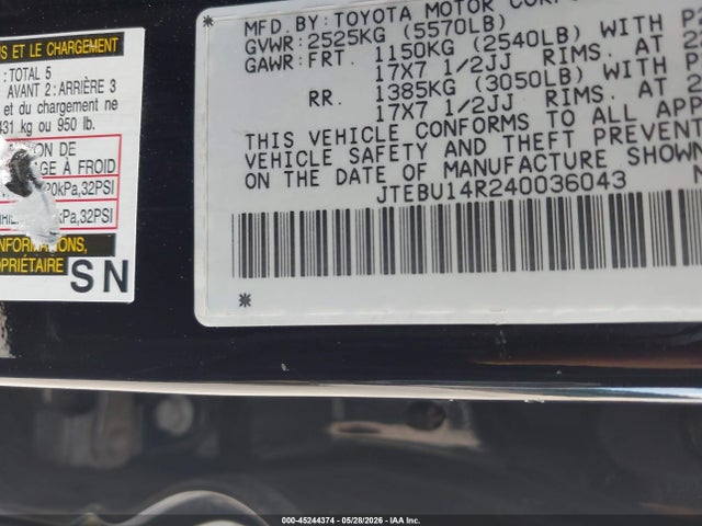 Toyota 4Runner Sr5 Sport V6