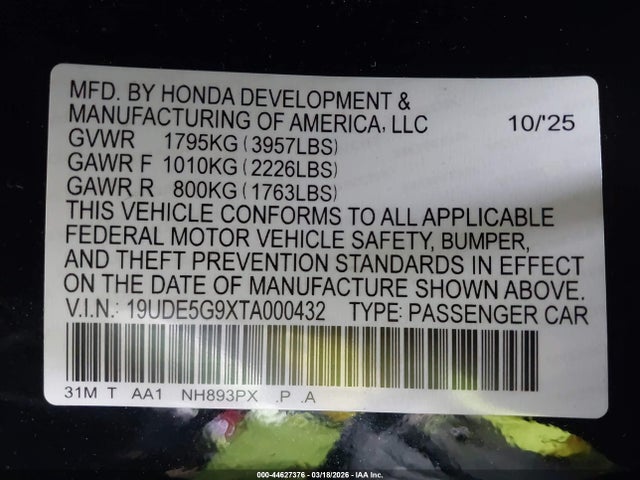 Acura Integra Fwd Type S