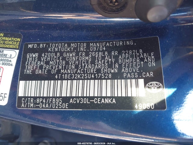 Toyota Camry Le