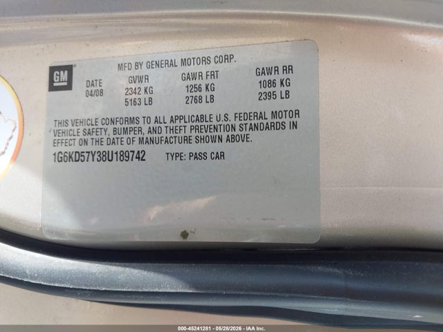 Cadillac DTS 1sb
