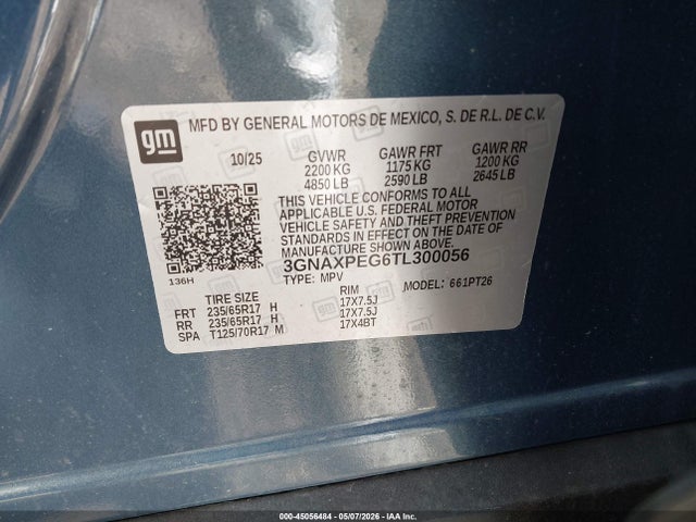 Chevrolet Equinox Awd Lt