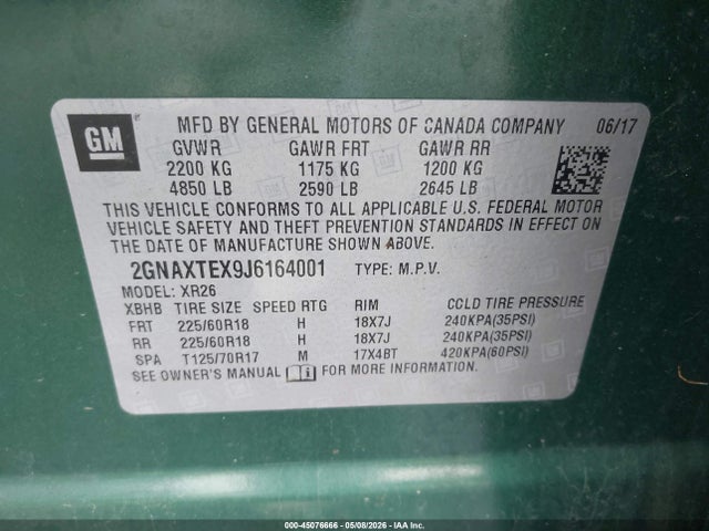 Chevrolet Equinox Lt