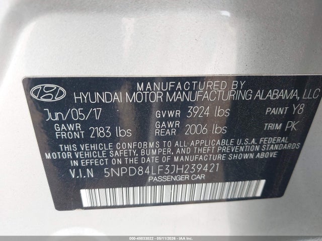Hyundai ELANTRA Sel