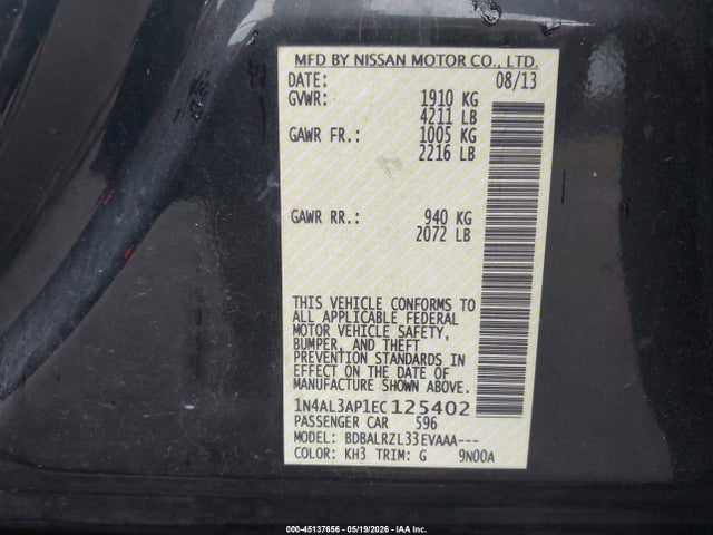 Nissan Altima 2.5 S