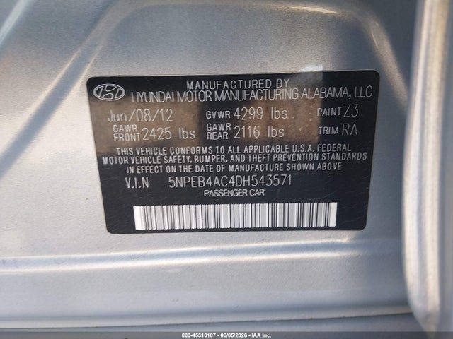 Hyundai SONATA Gls