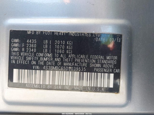 Subaru Legacy 2.5i Premium