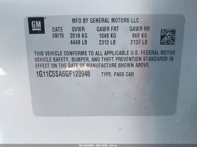 Chevrolet Malibu Lt