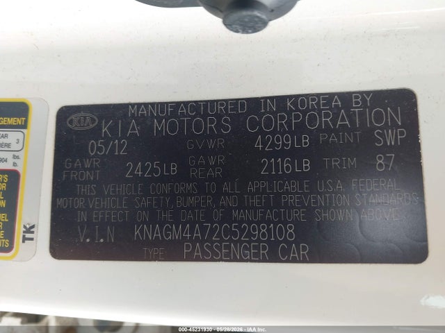 Kia Optima Lx