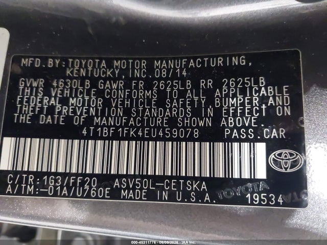 Toyota Camry Se