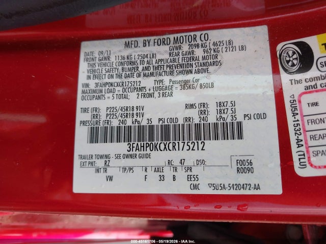 Ford Fusion Sport