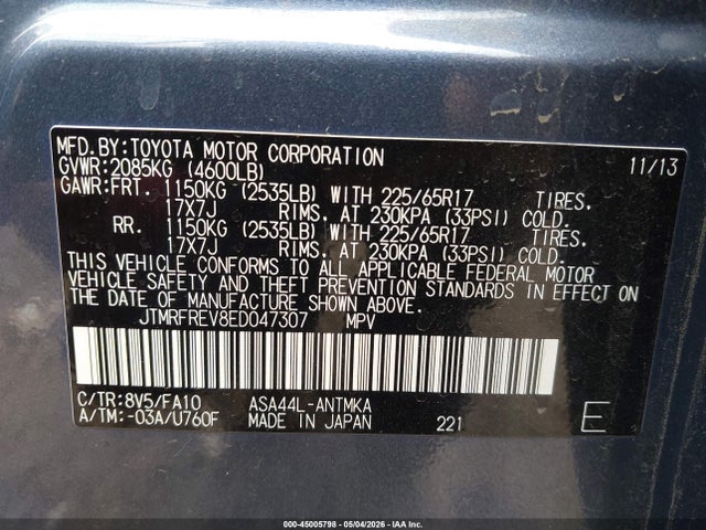 Toyota RAV4 Xle