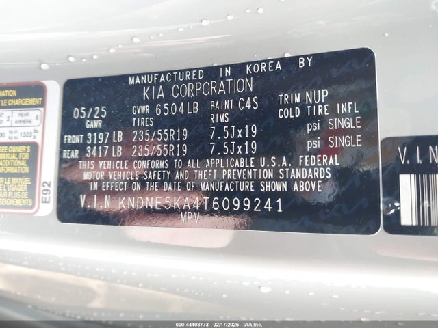 Kia Carnival Sx