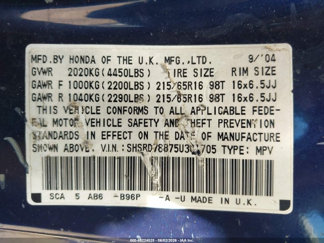 Honda CR-V Ex